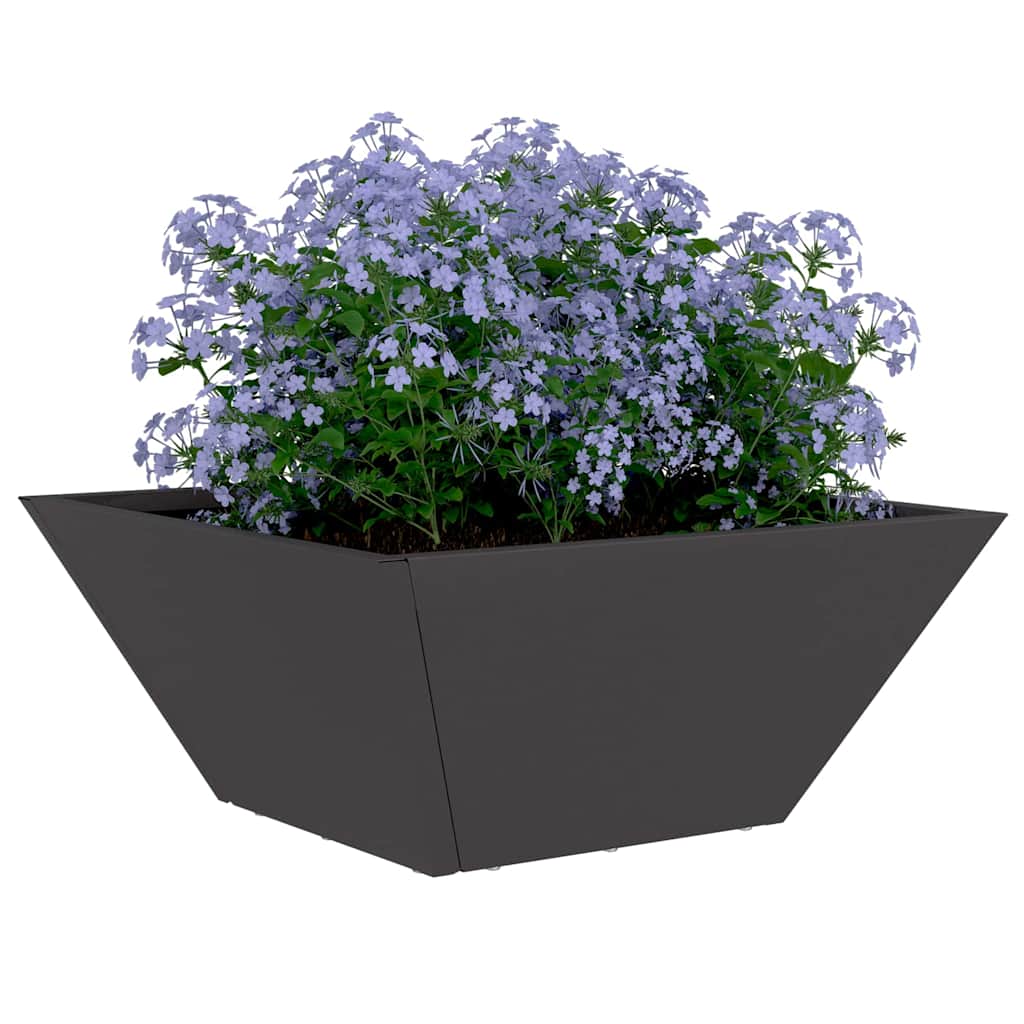 vidaXL Γλάστρα Κήπου 5 pcs Μαύρο 35 x 35 x 15 εκ.