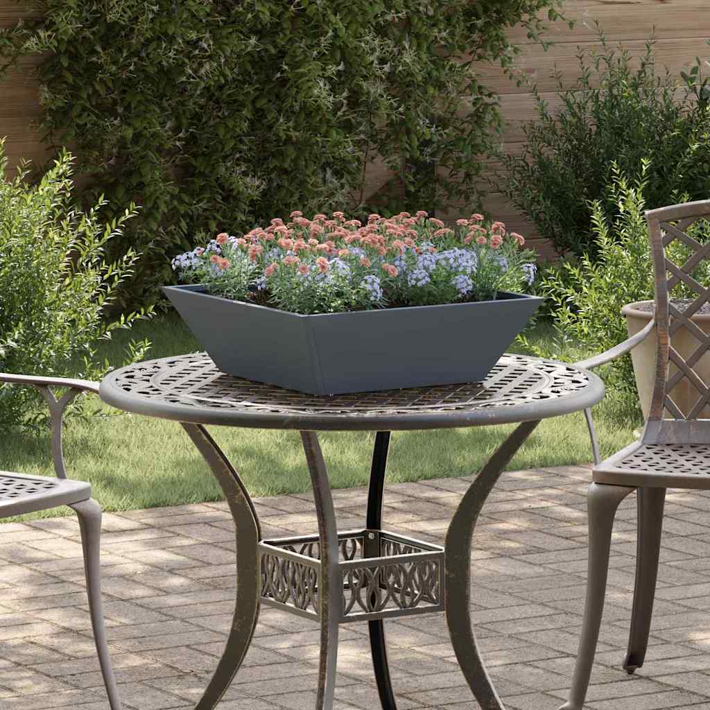vidaXL Γλάστρα Κήπου 5 pcs Ανθρακί 50 x 50 x 15 cm