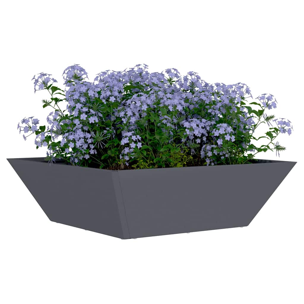 vidaXL Γλάστρα Κήπου 5 pcs Ανθρακί 50 x 50 x 15 cm