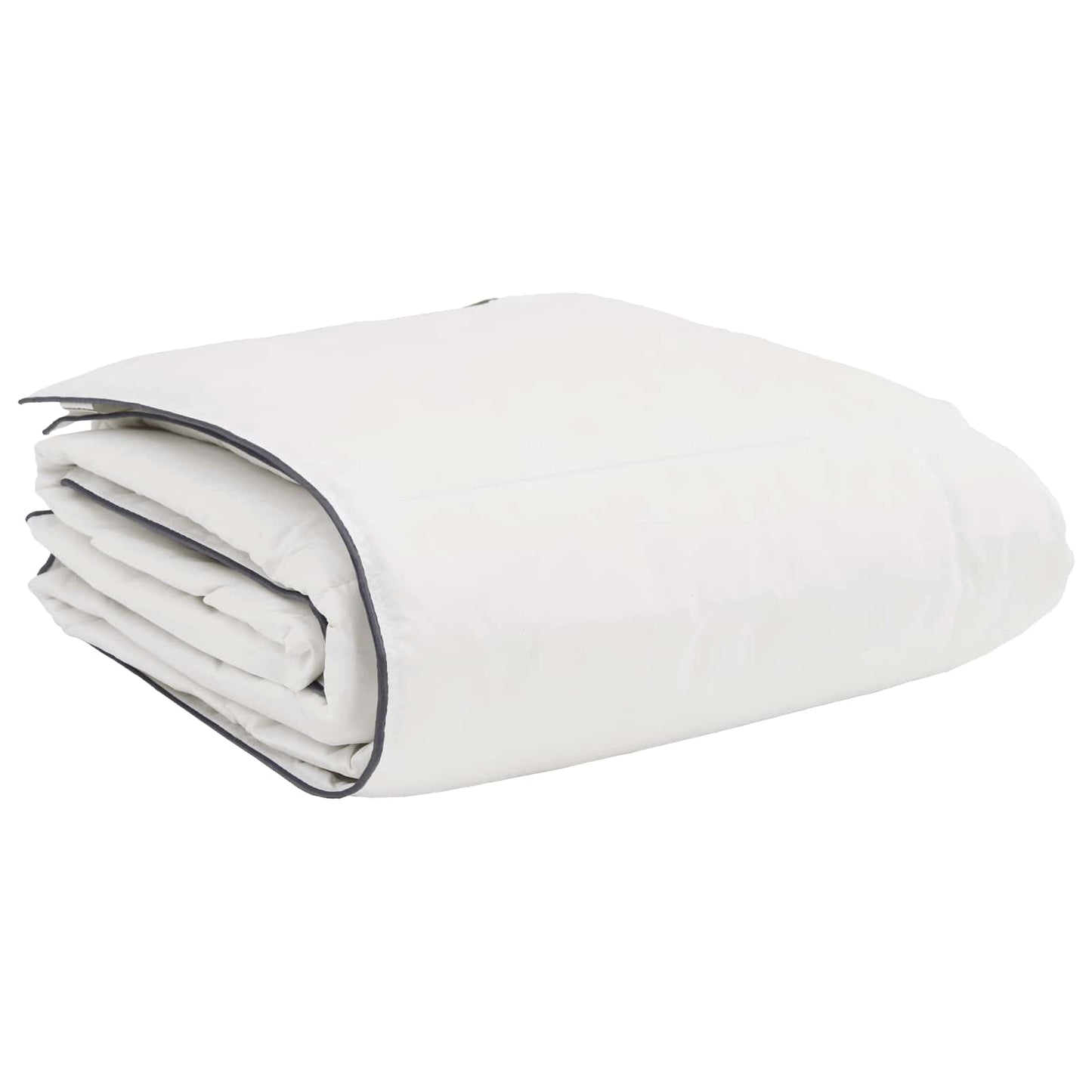 vidaXL Πάπλωμα με μαξιλάρι 2 pcs Λευκό 150 x 200 cm Πούπουλο