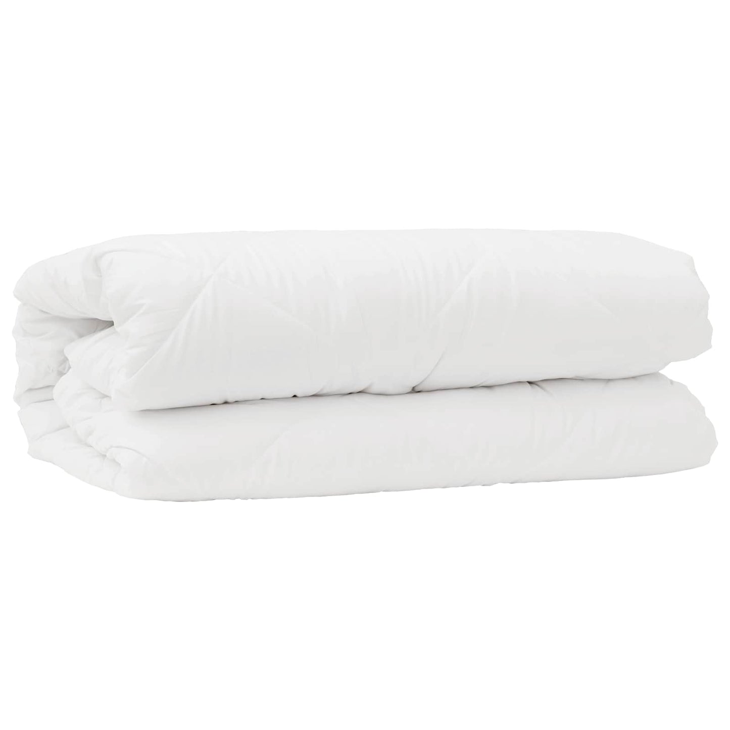vidaXL Πάπλωμα με μαξιλάρι 2 pcs Λευκό 155 x 220 cm Μικροΐνες
