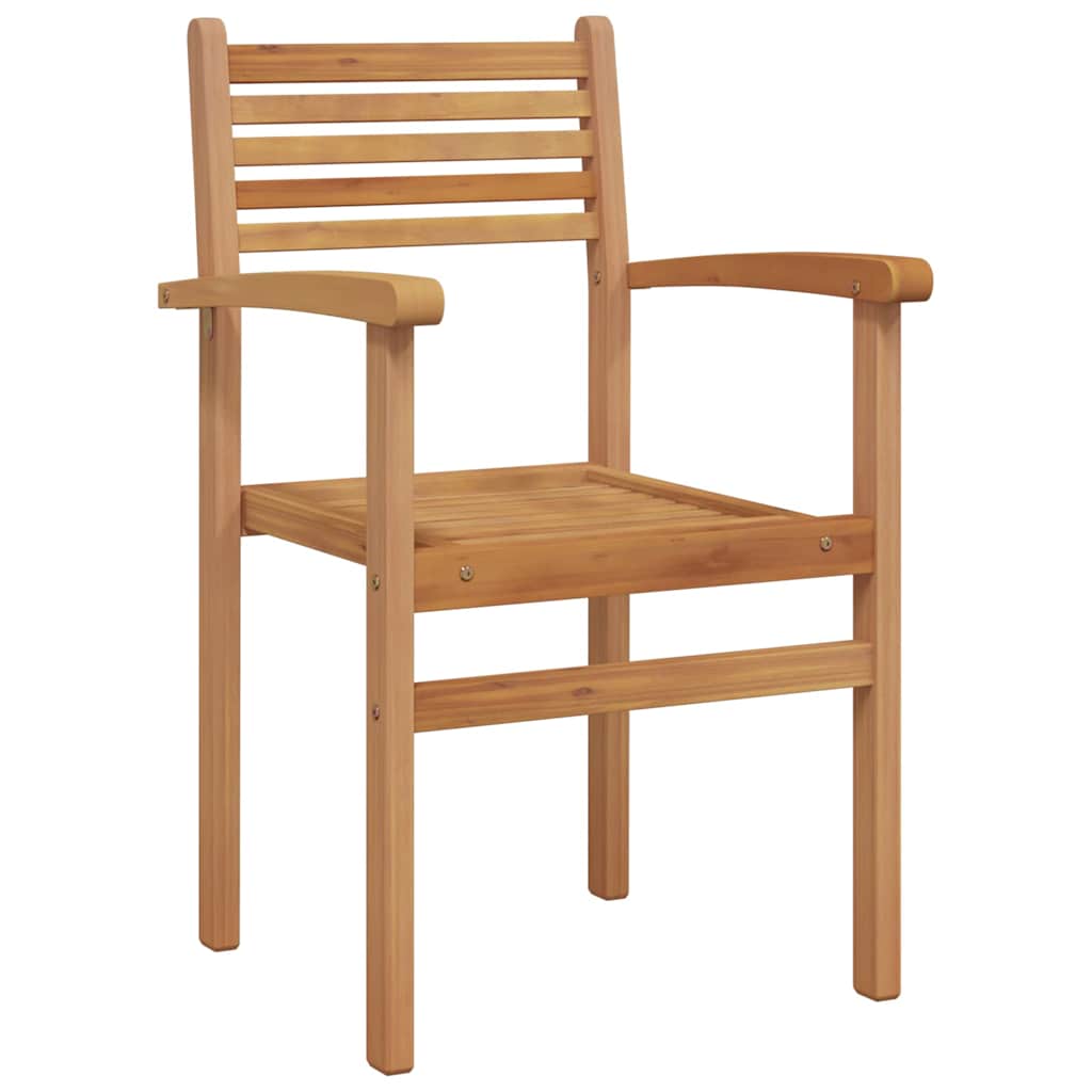 vidaXL Καρέκλα 6 pcs Καφέ 56 x 55 x 90.5 εκ Στερεό Ξύλο Τίκ