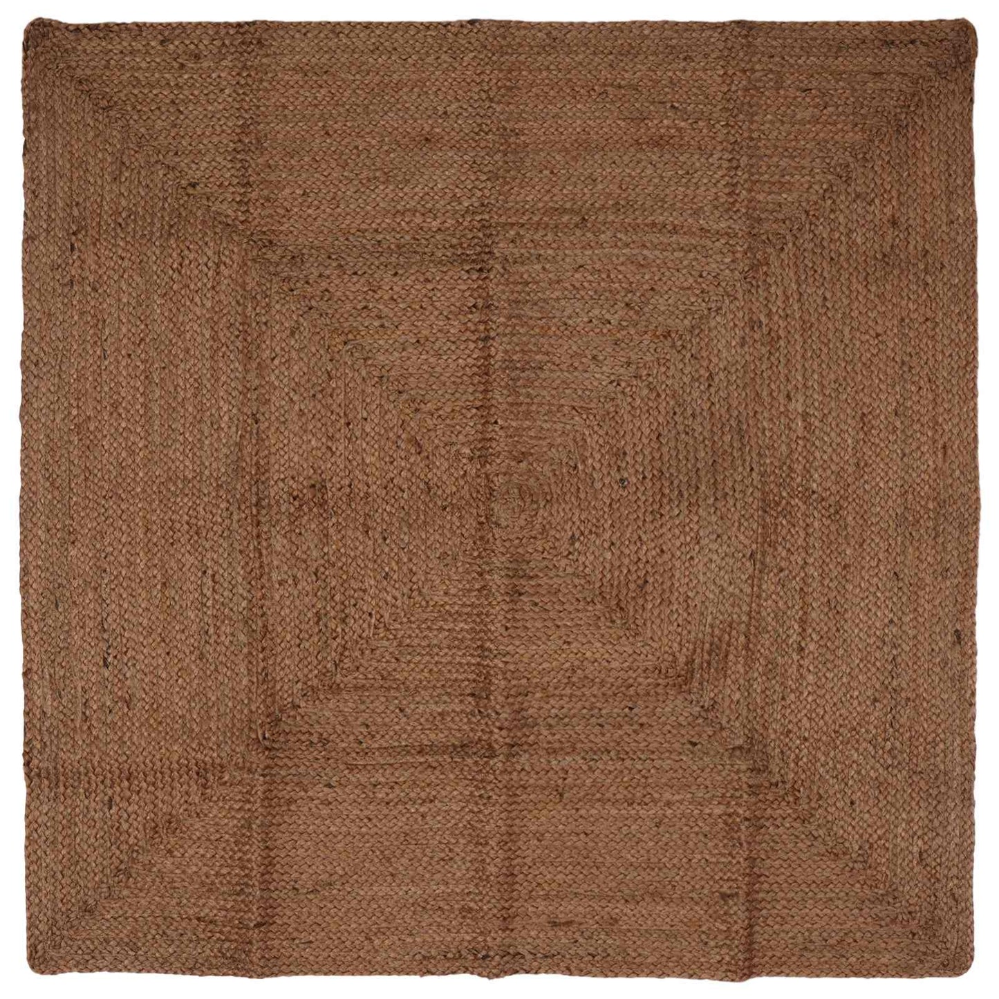 vidaXL Χαλί Περιοχής Γκρι 160 x 160 cm Γιούτα