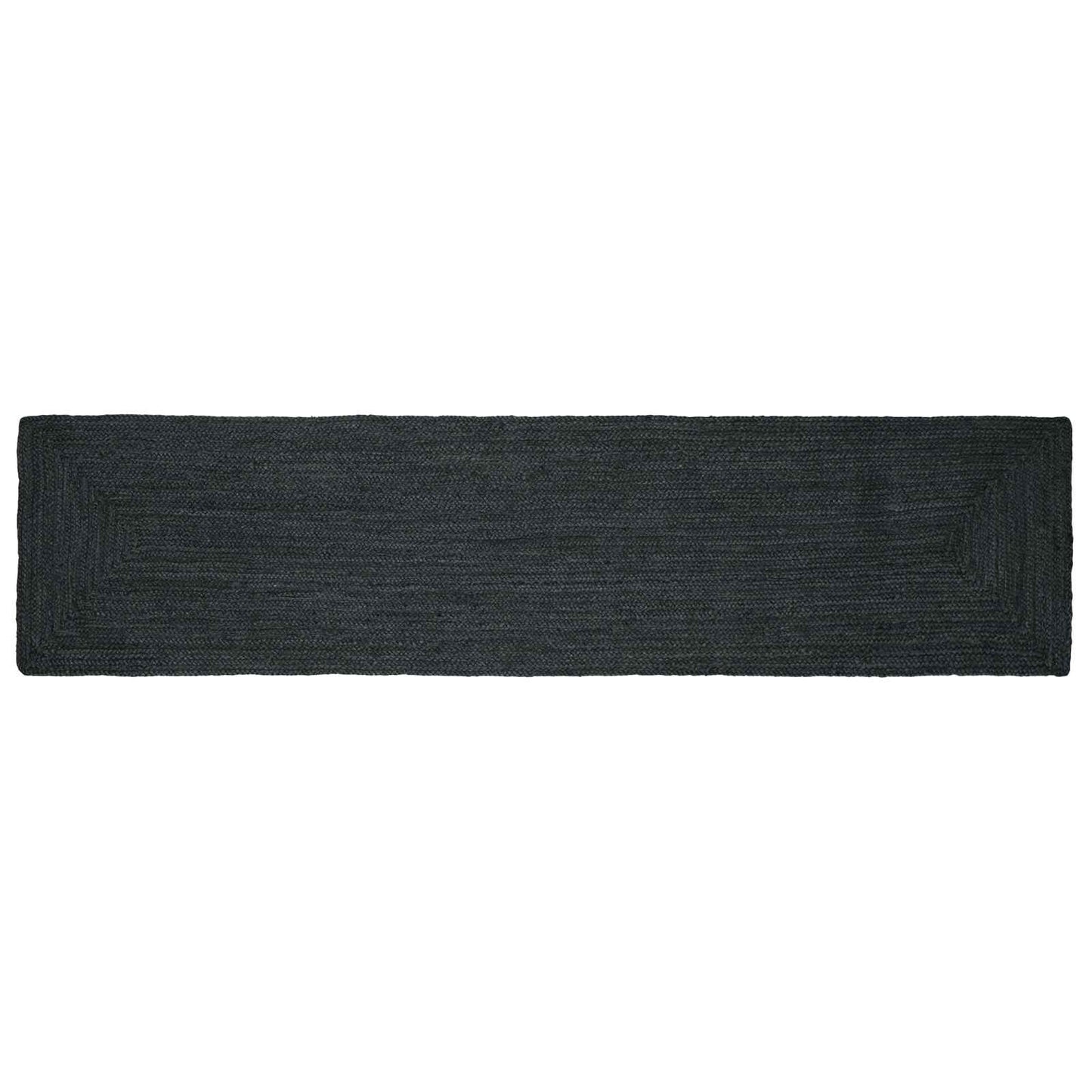 vidaXL Χαλί Περιοχής Σκούρο Γκρι 60 x 200 cm Γιούτα