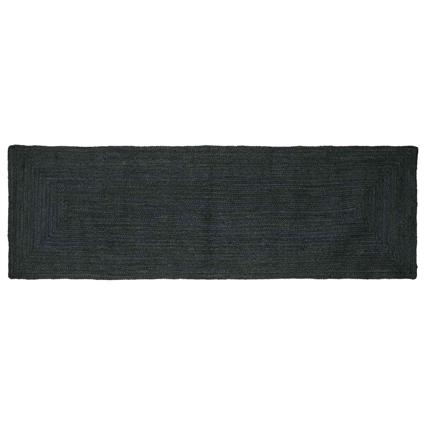 vidaXL Χαλί Περιοχής Σκούρο Γκρι 80 x 300 cm Γιούτα