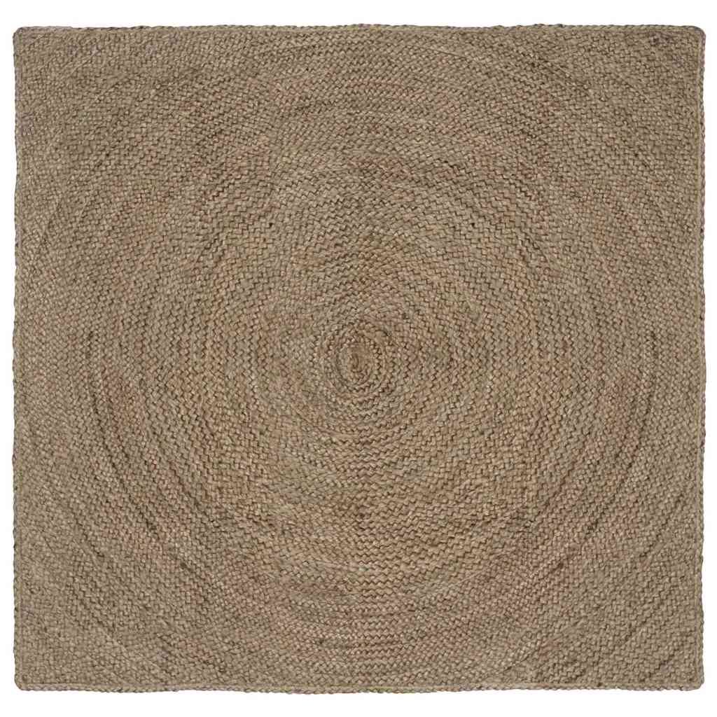 vidaXL Χαλιά χώρου Γκρι 120 x 120 cm Γιούτα