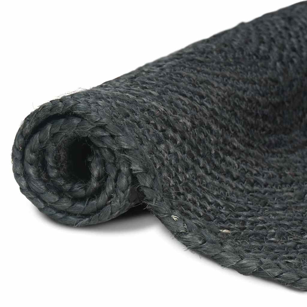 vidaXL Χαλιά χώρου Σκούρο Γκρι 80 x 150 cm Γιούτα
