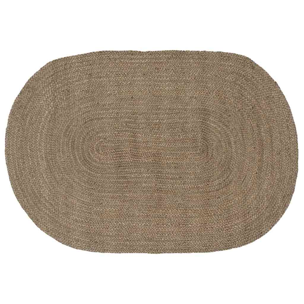 vidaXL Χαλιά χώρου Γκρι 100 x 152 εκ. Γιούτα