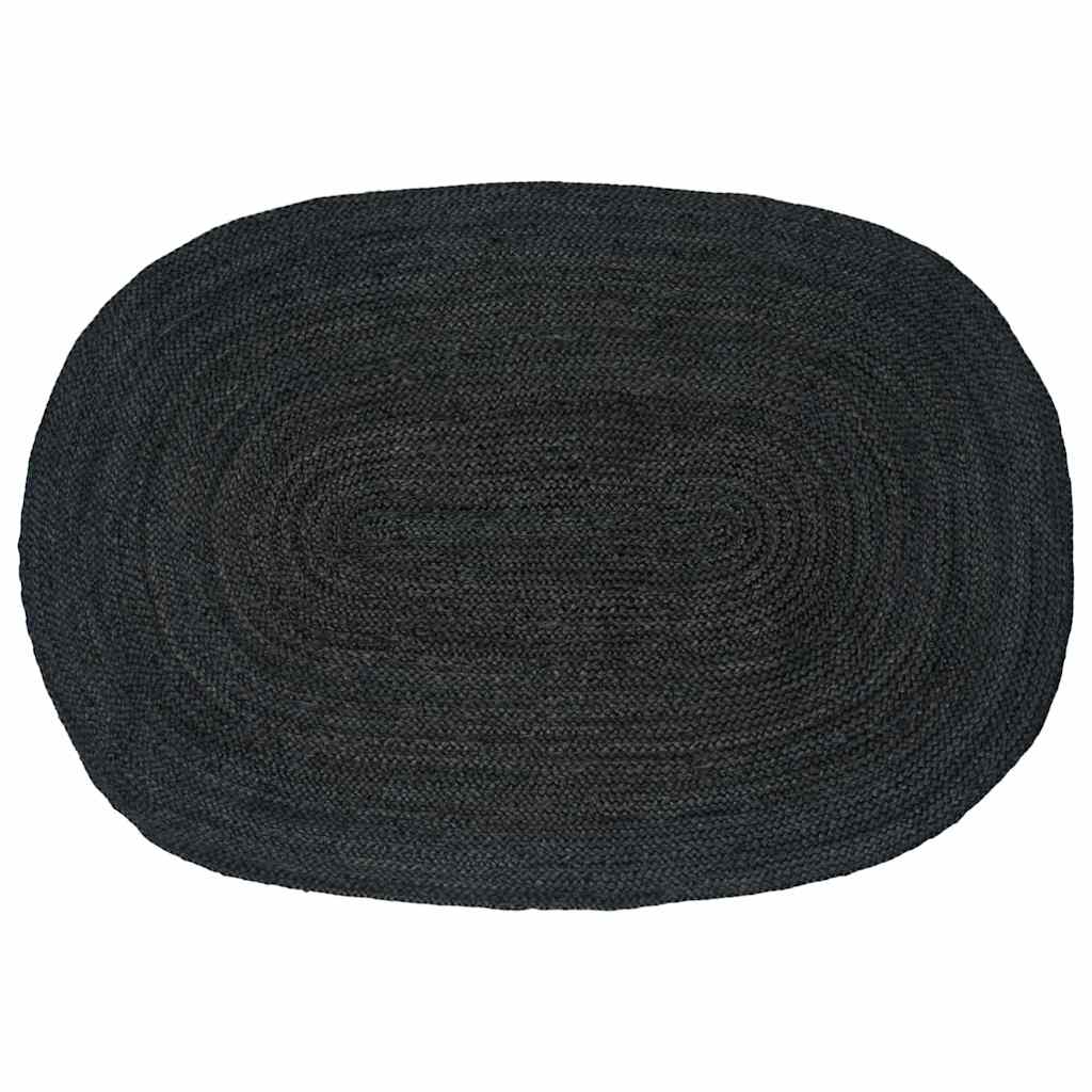 vidaXL Χαλιά χώρου Σκούρο Γκρι 122 x 183 cm Γιούτα