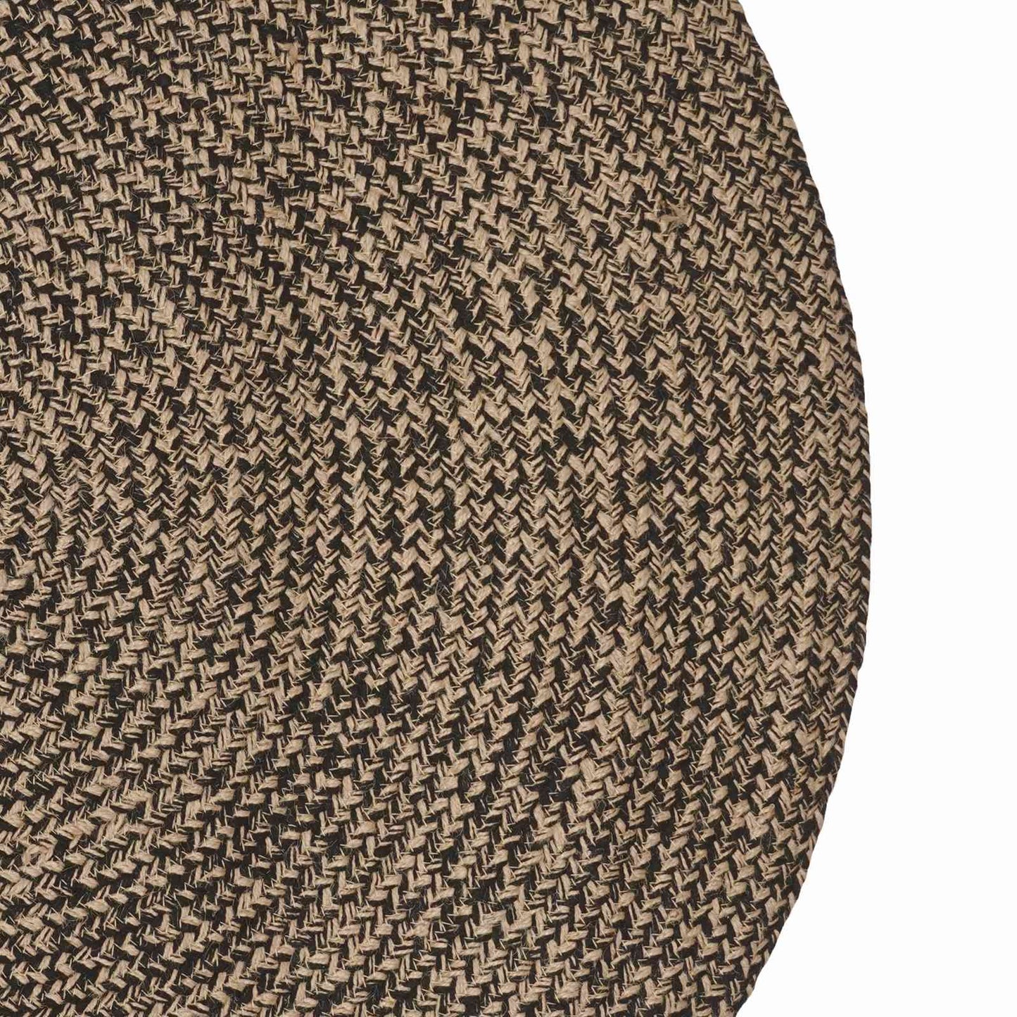 vidaXL Χαλιά χώρου Μαύρο 122 x 183 cm Γιούτα
