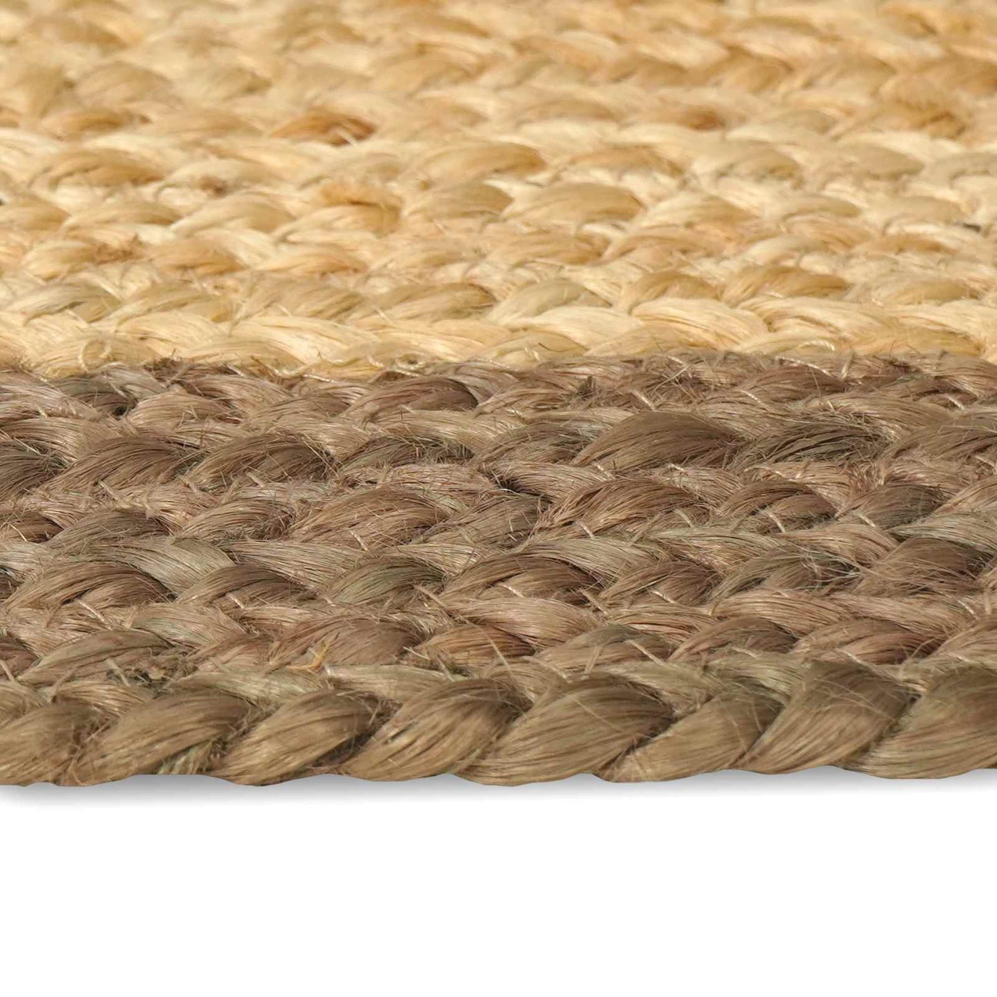 vidaXL Χαλί Περιοχής Γκρι και φυσικό 80 x 300 cm Γιούτα