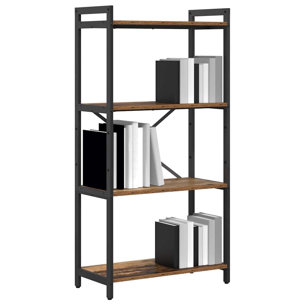 vidaXL Βιβλιοθήκη Παλαιό ξύλο 60 x 30 x 118 εκ Επεξεργασμένο ξύλο