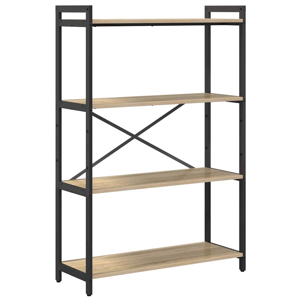 vidaXL Βιβλιοθήκη Sonoma Δρυς 80 x 30 x 118 εκ Επεξεργασμένο ξύλο