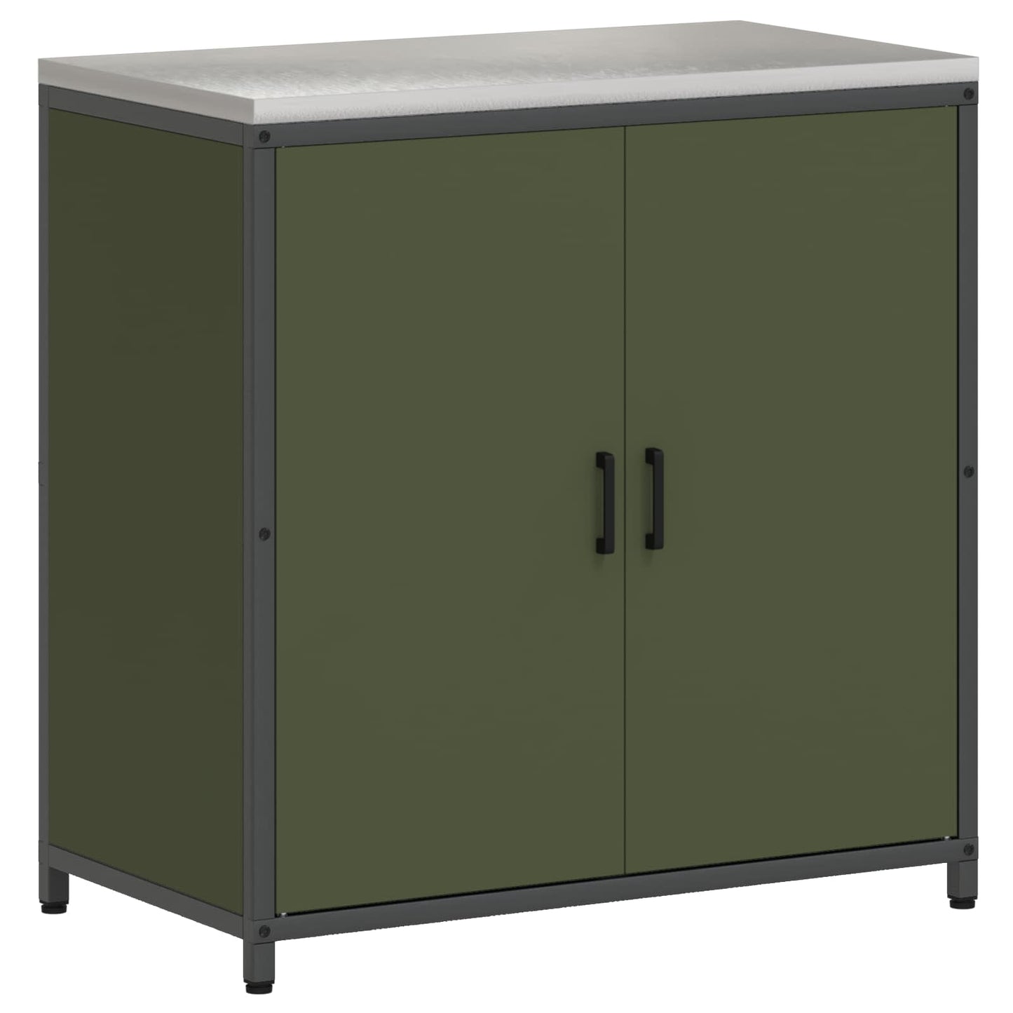 vidaXL Ντουλάπα Αποθήκευσης Κουζίνας HATTEM Λαδί 90 x 50 x 92 εκ