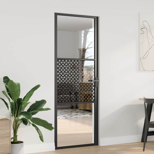 vidaXL Εσωτερική Πόρτα Μαύρο 76 x 201.5 cm