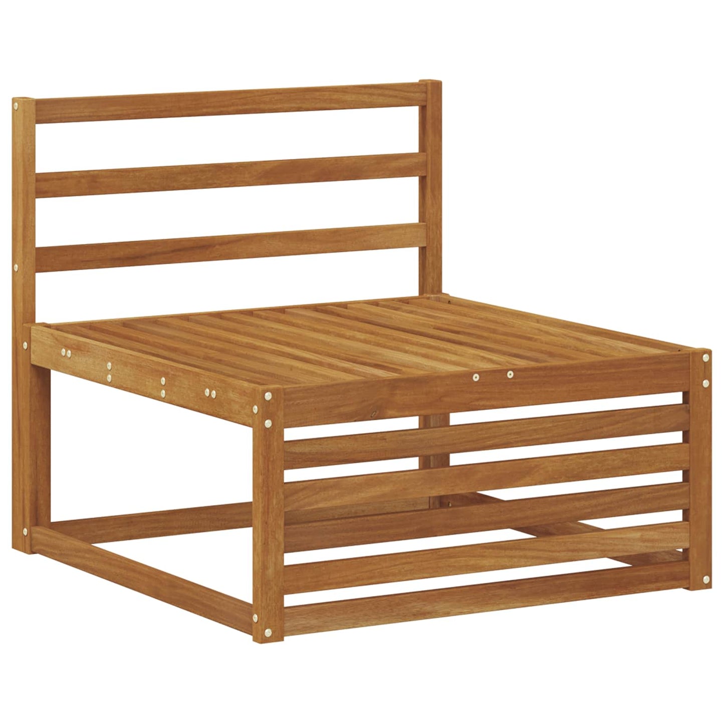vidaXL Σειρά Καναπέ Εξωτερικού 10 τμχ. Φυσικό Στερεό Ξύλο Ακακίας
