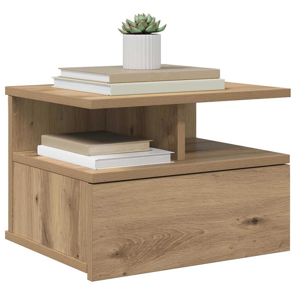 vidaXL Κρεβάτι με Float 2 τμχ. Artisan Oak 40 x 31 x 28 εκ