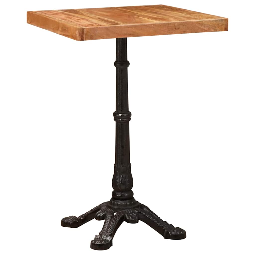 vidaXL Τραπέζι Bistro 50 x 50 x 76 εκ Στερεό Ξύλο Ακακίας Καφέ