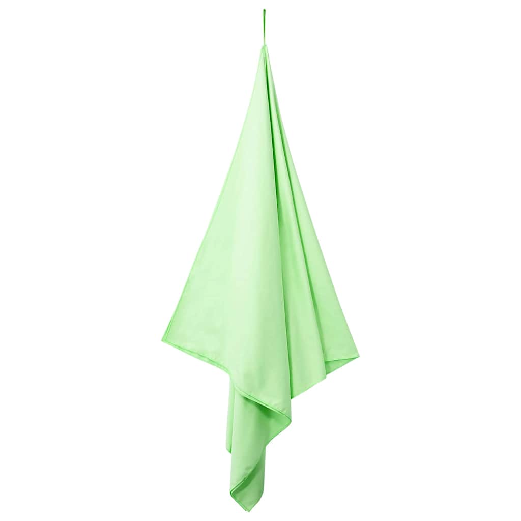 vidaXL Αθλητικές Πετσέτες 2 pcs Πράσινο 200 x 100 cm