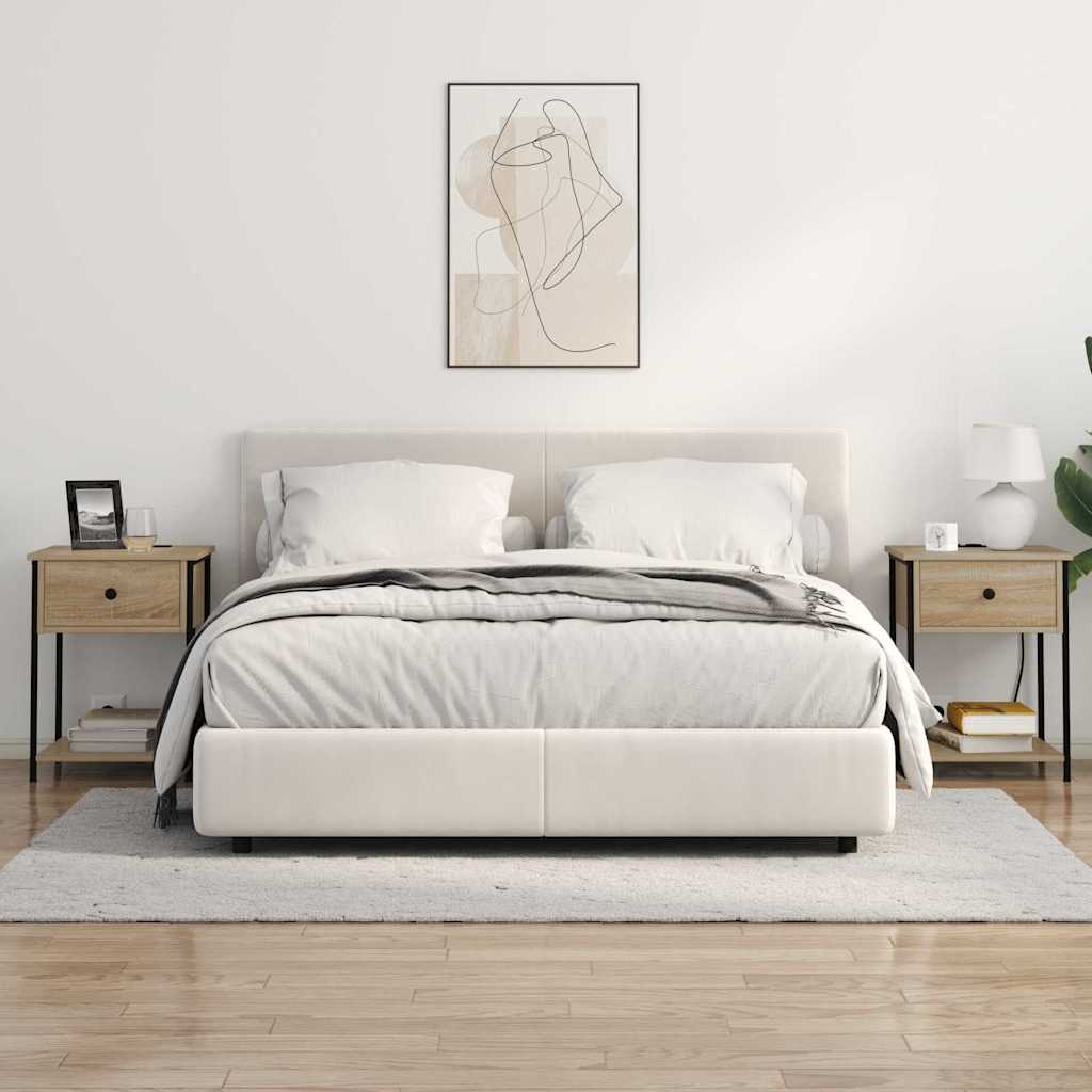 vidaXL Κομοδίνο Δρύς Sonoma 42 x 41 x 56 εκ. Επεξεργασμένο Ξύλο