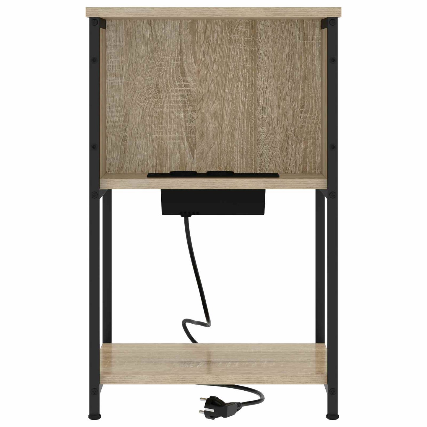 vidaXL Κομοδίνο Δρύς Sonoma 38 x 31 x 61 εκ Επεξεργασμένο Ξύλο