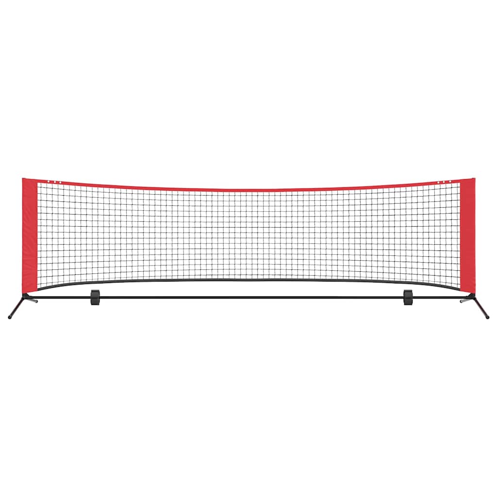 vidaXL Δίχτυ Τένις Μαύρο και Κόκκινο 301 x 90,5 x 87 εκ. Πολυεστέρας