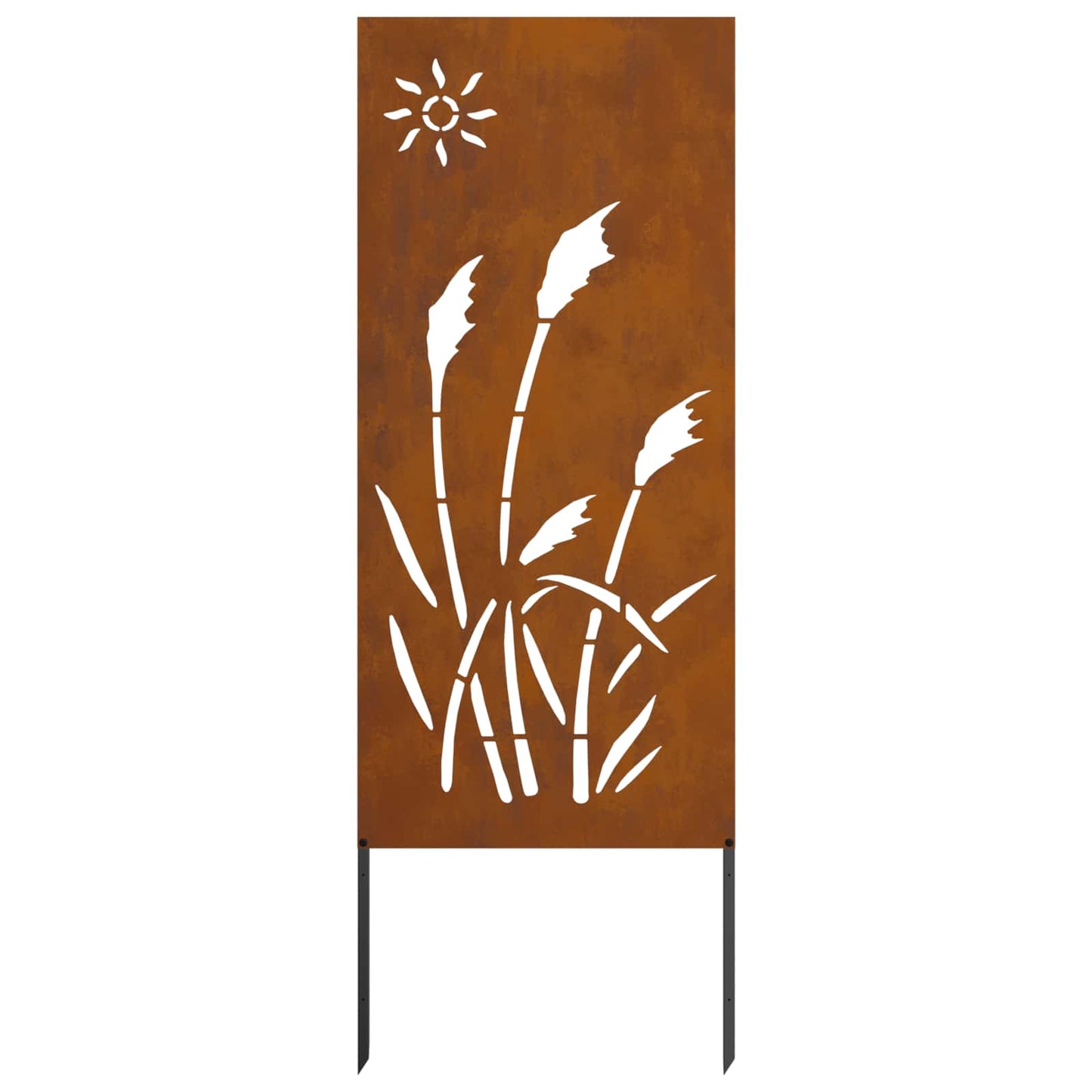 vidaXL Οθόνη Ιδιωτικότητας Κήπου Σκ rusty 50 x 140 εκ
