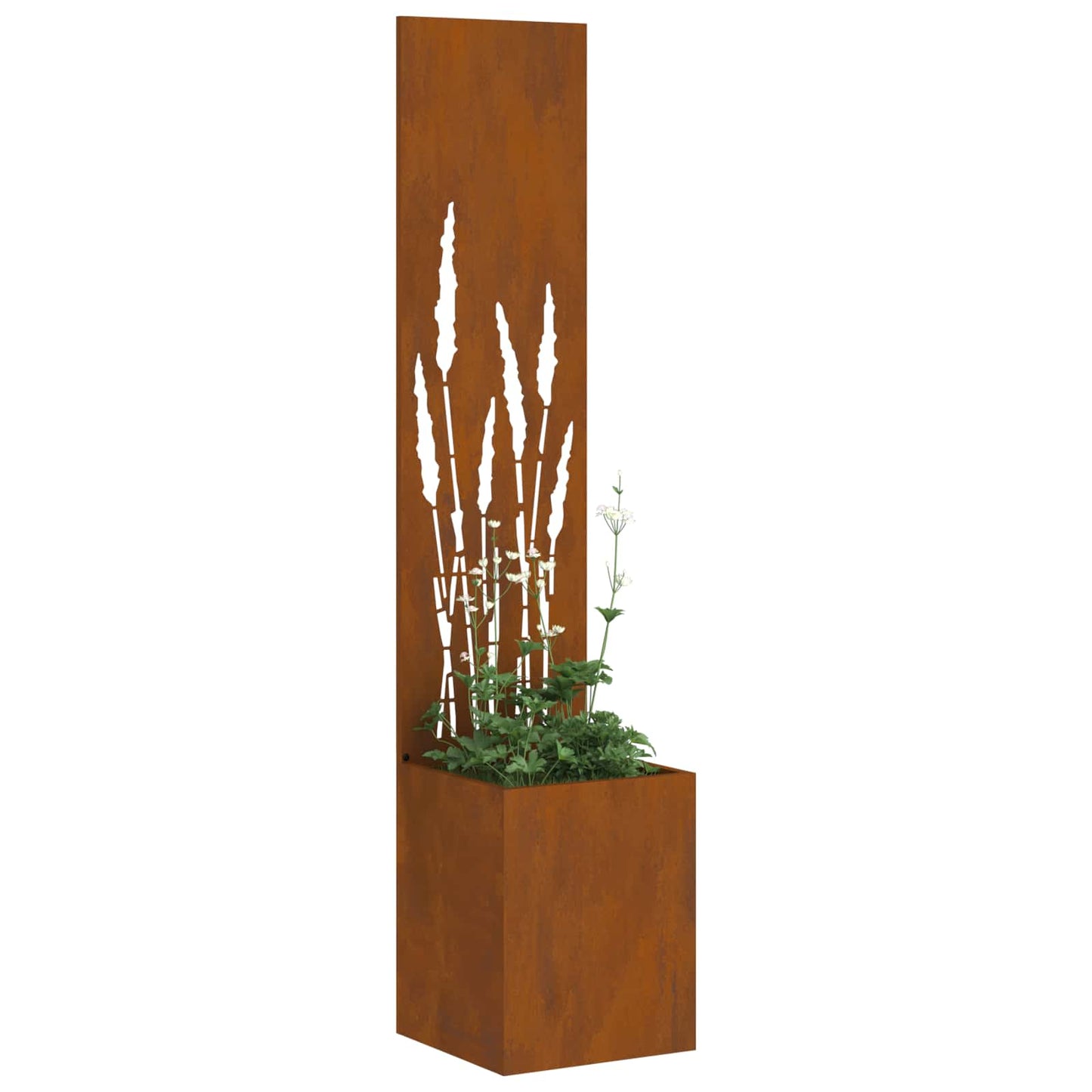 vidaXL Οθόνη Ιδιωτικότητας Κήπου Σκ rusty 32 x 140 εκ.