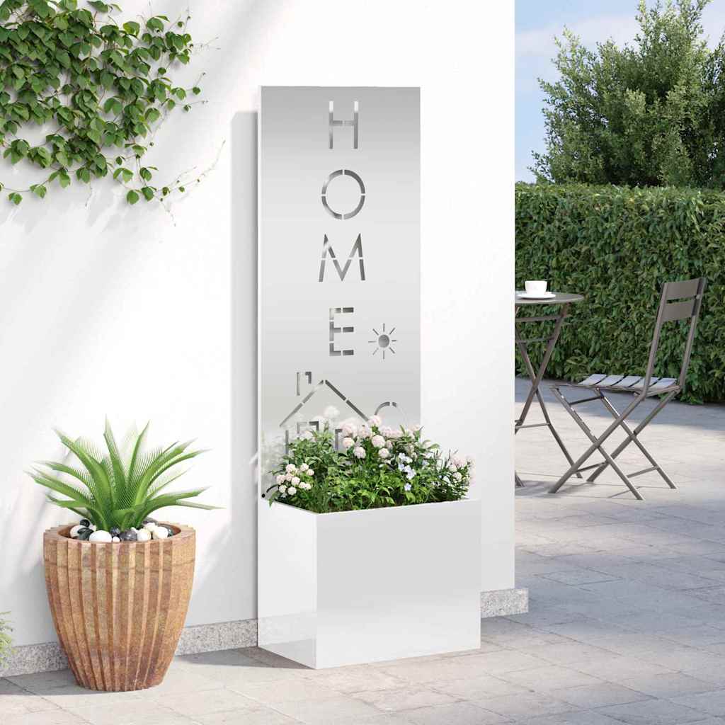 vidaXL Οθόνη Ιδιωτικότητας Κήπου Ασημί 50 x 32 x 150 εκ