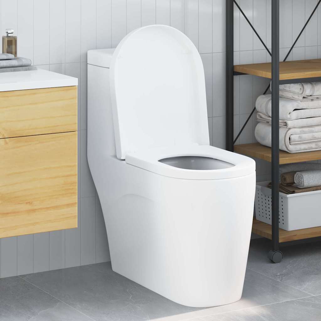 vidaXL Λεκάνη Λευκό 48 x 36.5 x 4.5 εκ Πολυπροπυλένιο