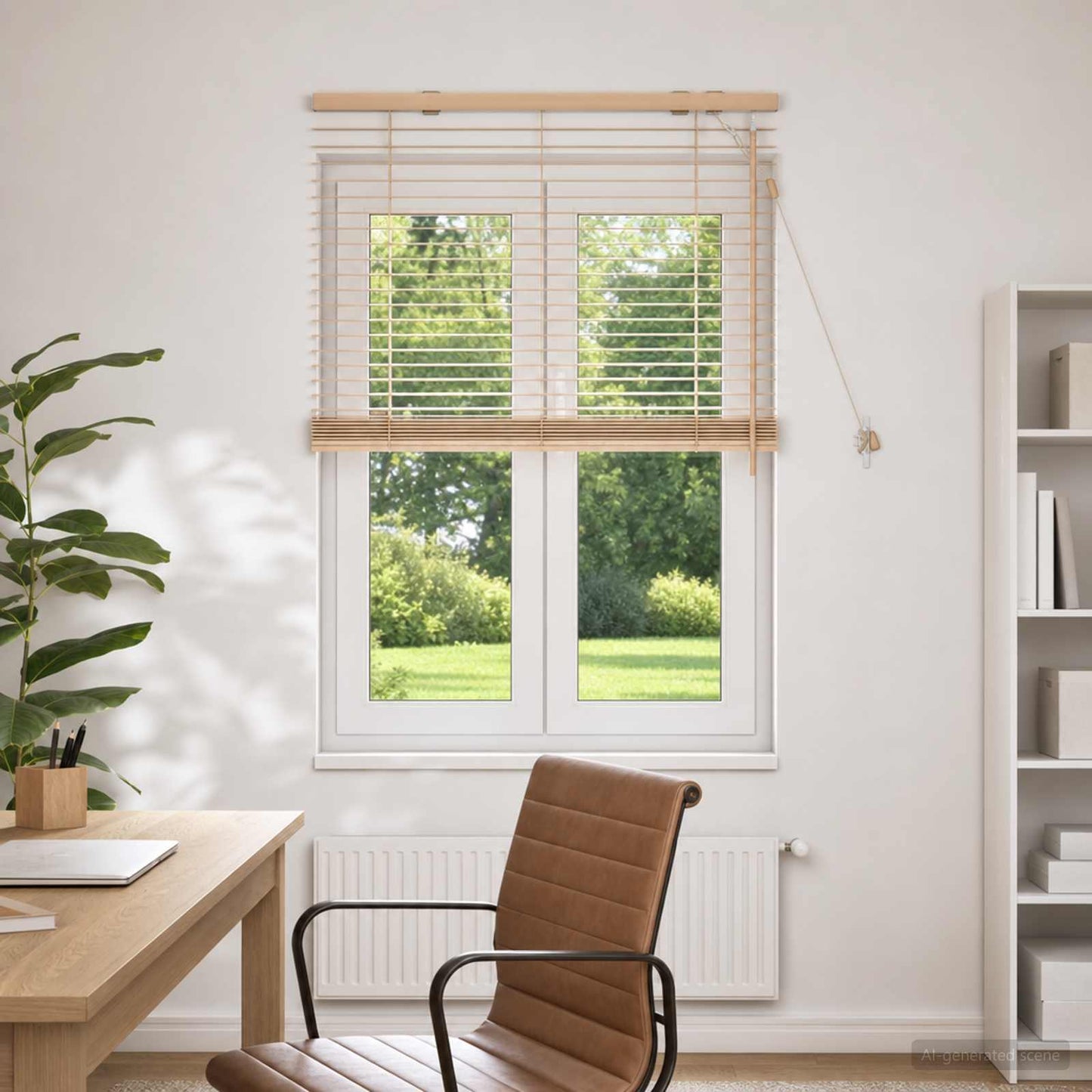vidaXL Βενετσιάνικη Σκίαση Όψη Δρύς 95 x 130 εκ 35 mm