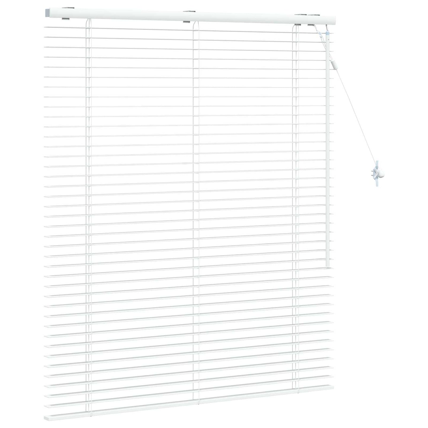 vidaXL Βενετσιάνικη Σκίαση Λευκό 100 x 130 cm 35 mm
