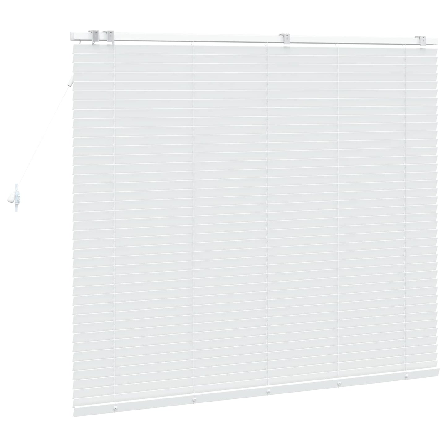 vidaXL Βενετσιάνικη Σκίαση Λευκό 150 x 130 εκ 35 mm