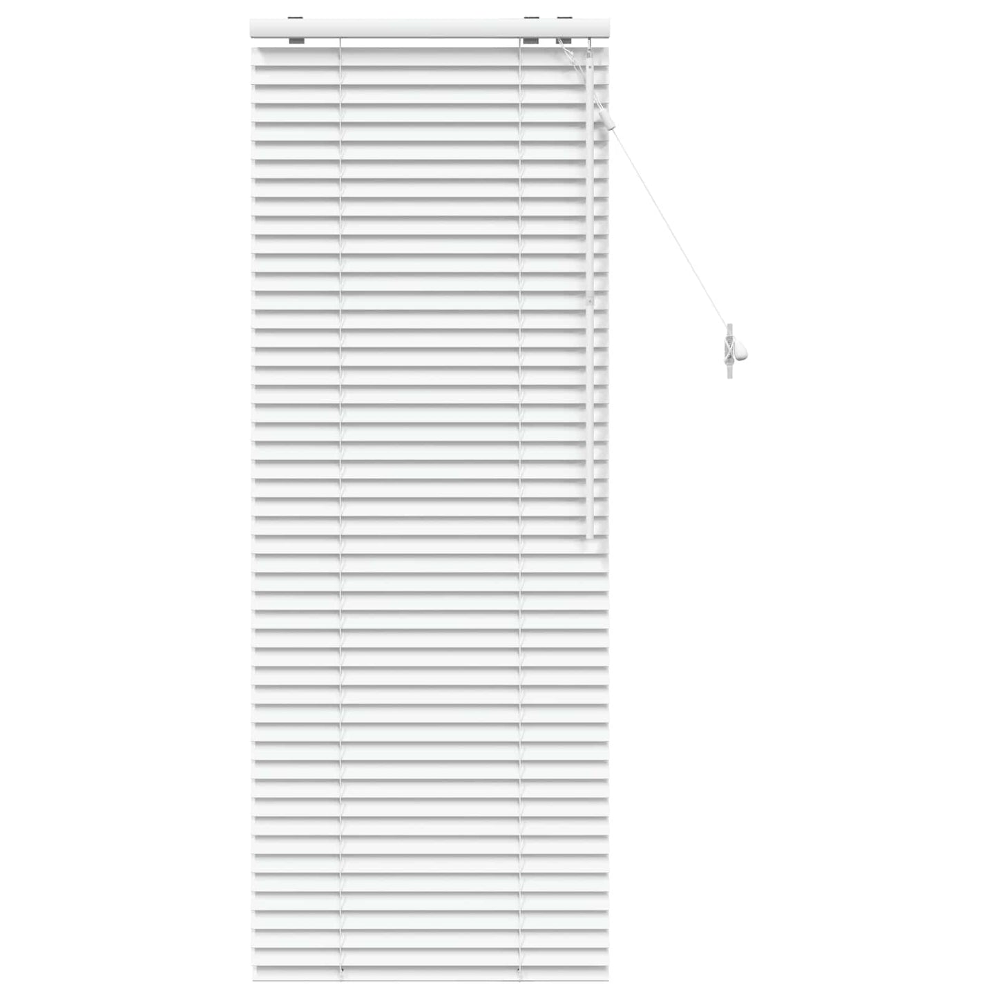 vidaXL Βενετσιάνικη Σκίαση Λευκό 55 x 160 εκ. 35 mm