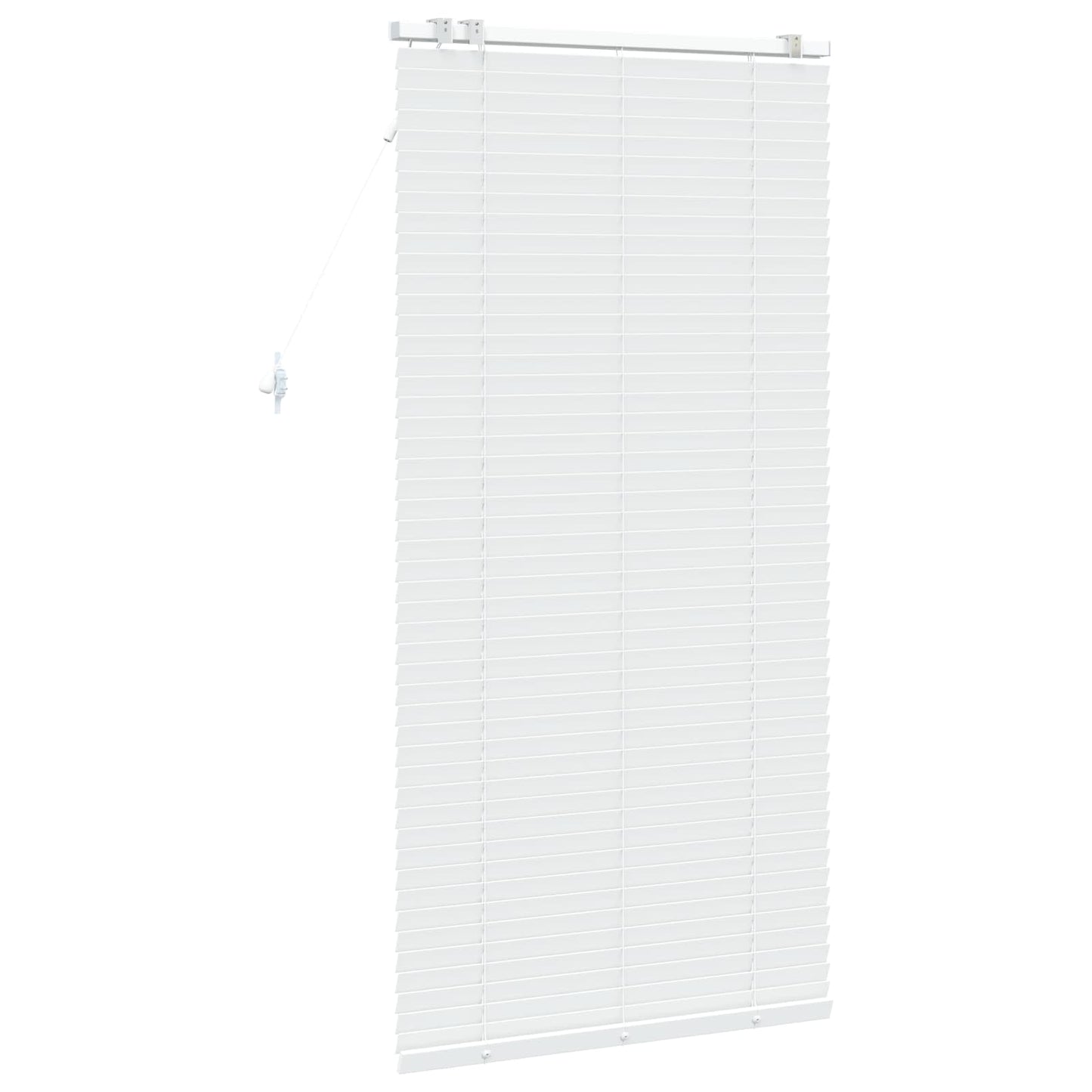 vidaXL Βενετσιάνικη Σκίαση Λευκό 70 x 160 εκ. 35 mm