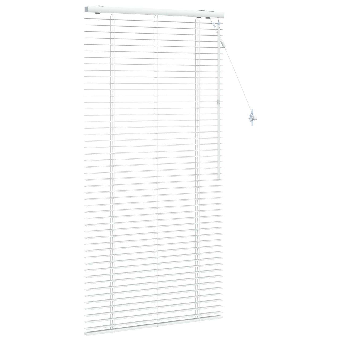 vidaXL Βενετσιάνικη Σκίαση Λευκό 75 x 160 εκ. 35 mm
