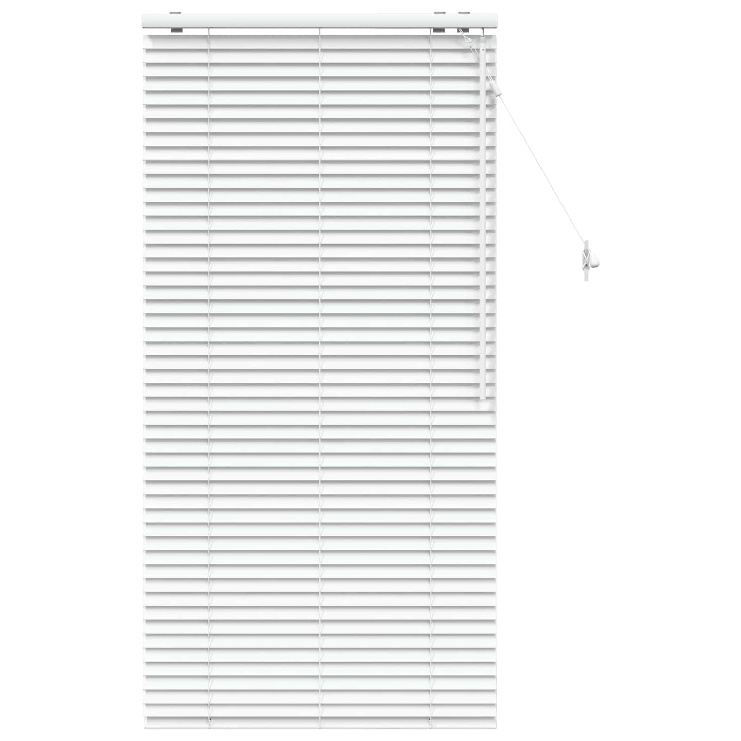 vidaXL Βενετσιάνικη Σκίαση Λευκό 80 x 160 cm 35 mm