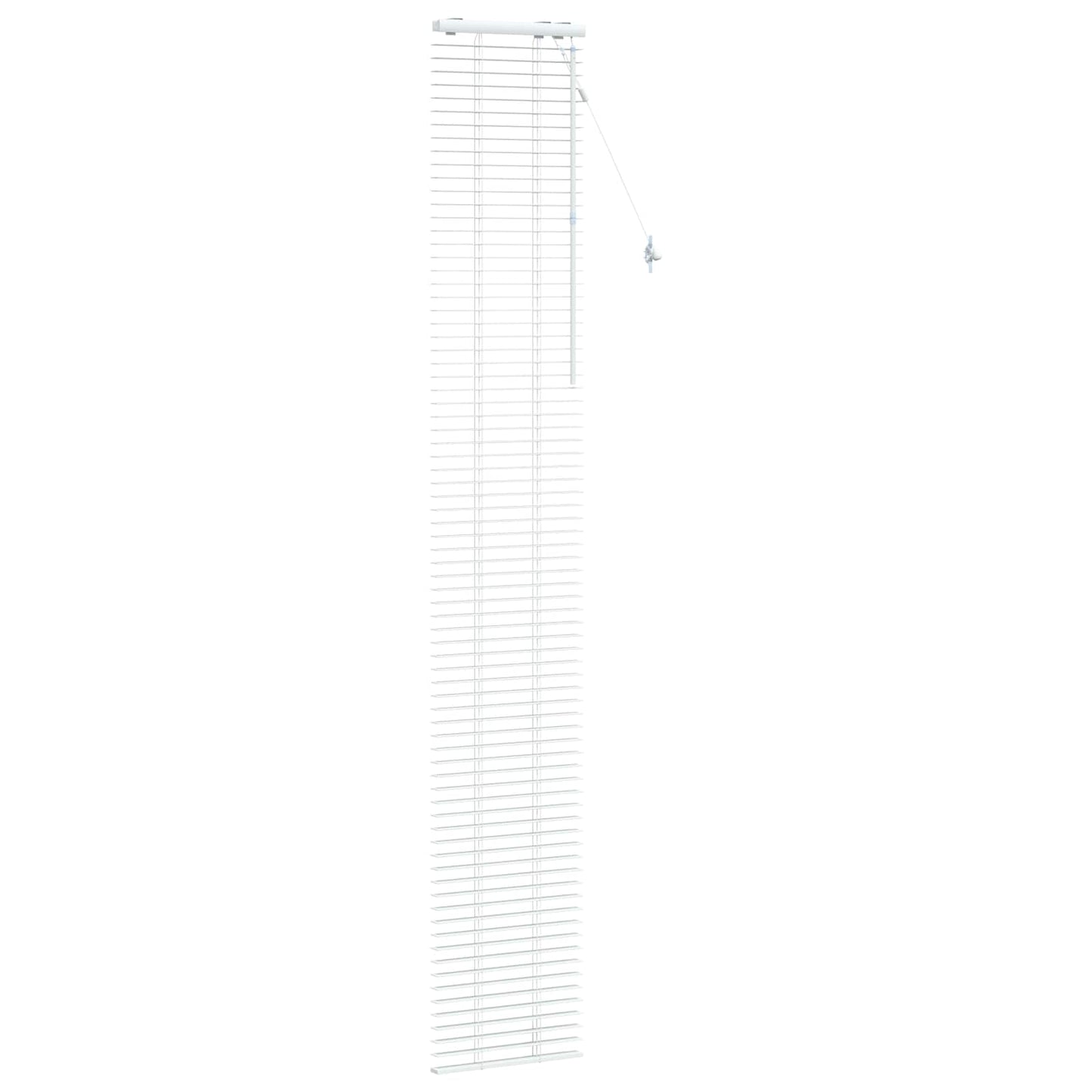 vidaXL Βενετσιάνικη Σκίαση Λευκό 45 x 250 εκ. 35 mm