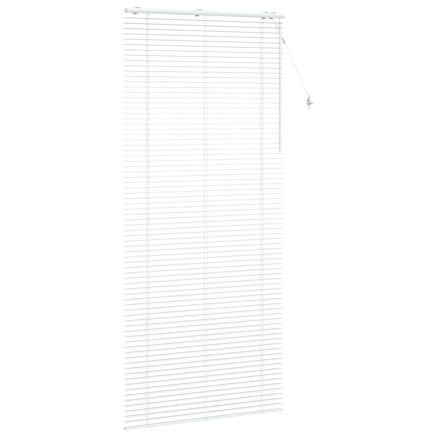 vidaXL Βενετσιάνικη Σκίαση Λευκό 105 x 250 cm 35 mm