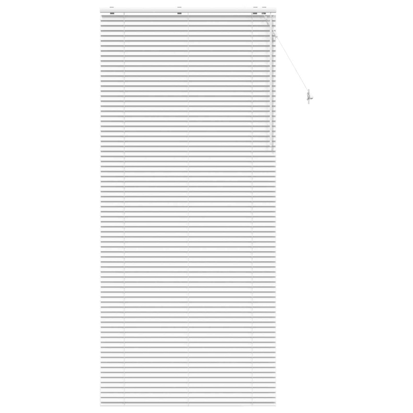 vidaXL Βενετσιάνικη Σκίαση Λευκό 110 x 250 εκ. 35 mm