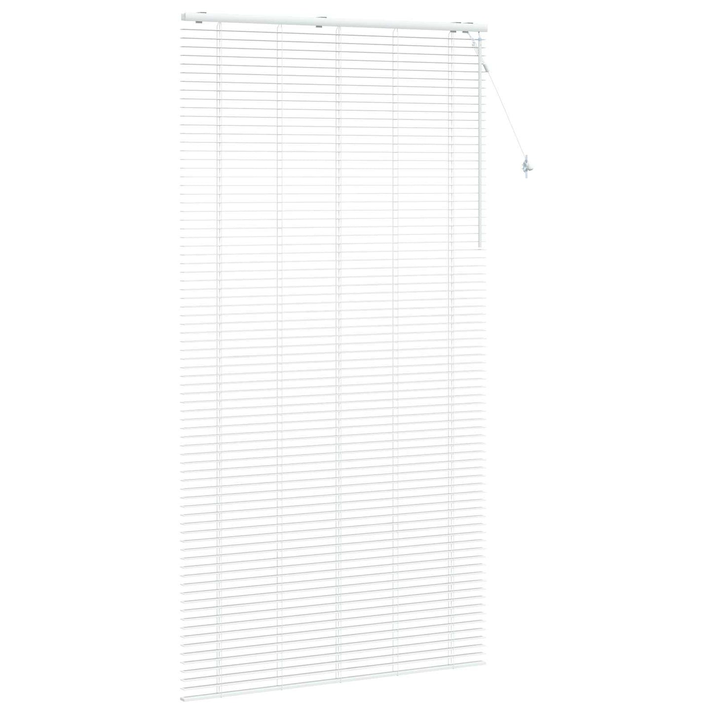 vidaXL Βενετσιάνικη Σκίαση Λευκό 135 x 250 εκ. 35 mm