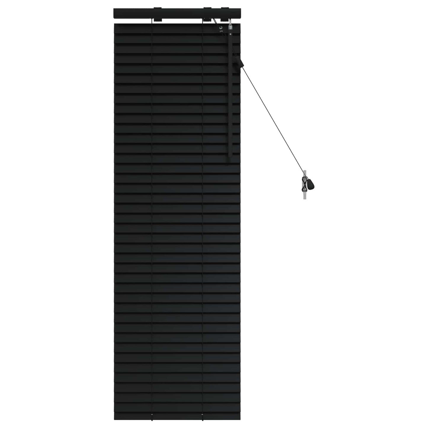 vidaXL Βενετσιάνικη Σκίαση Μαύρο 50 x 130 εκ 35 mm
