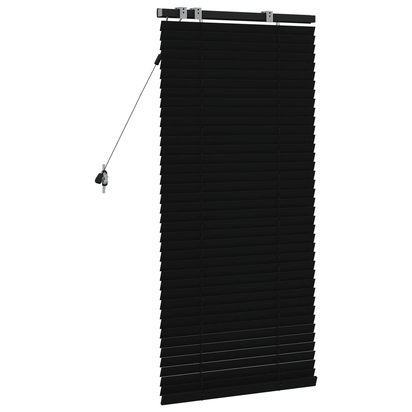 vidaXL Βενετσιάνικη Σκίαση Μαύρο 60 x 130 cm 35 mm