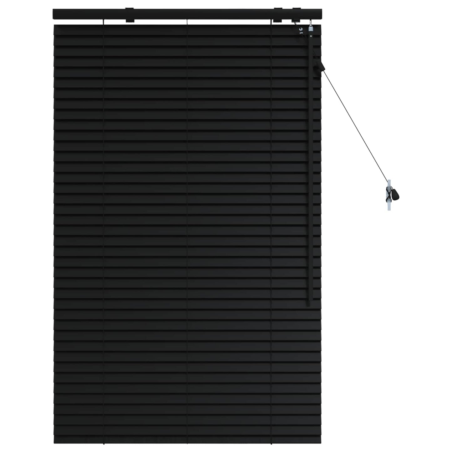 vidaXL Βενετσιάνικη Σκίαση Μαύρο 85 x 130 εκ 35 mm
