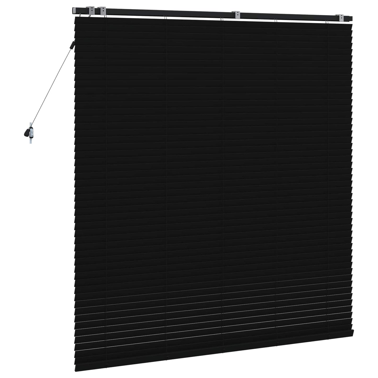 vidaXL Βενετσιάνικη Σκίαση Μαύρο 145 x 160 εκ. 35 mm