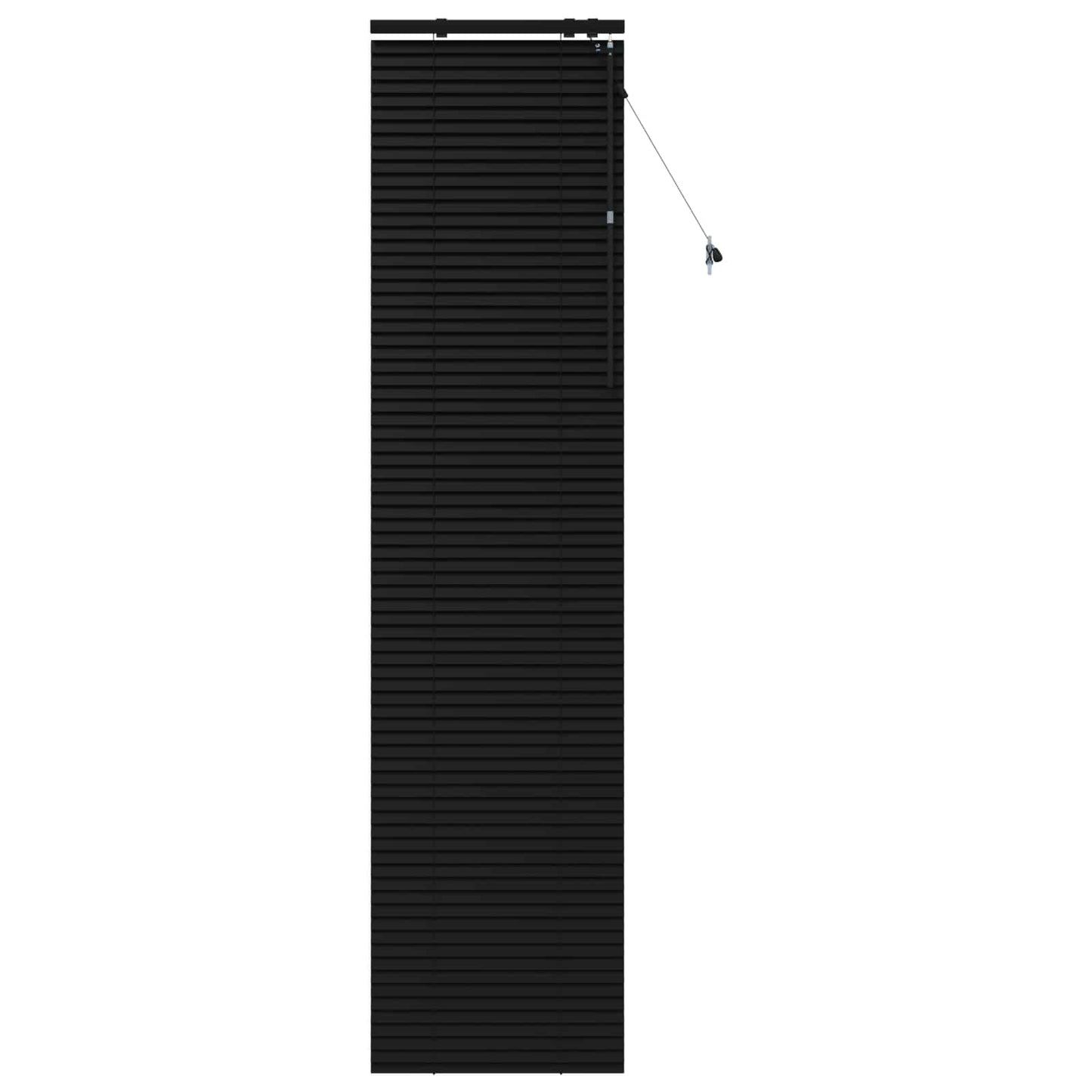 vidaXL Βενετσιάνικη Σκίαση Μαύρο 60 x 250 εκ. 35 mm