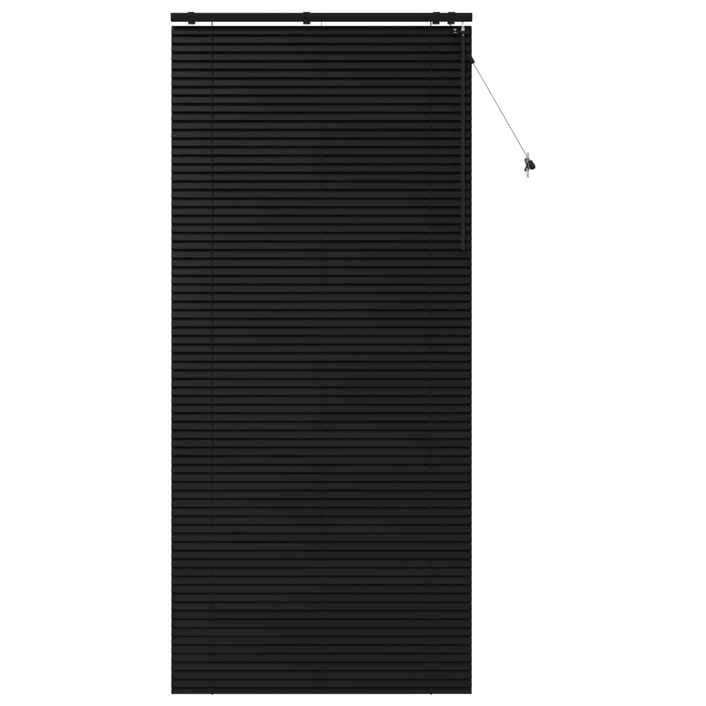 vidaXL Βενετσιάνικη Σκίαση Μαύρο 110 x 250 εκ. 35 mm