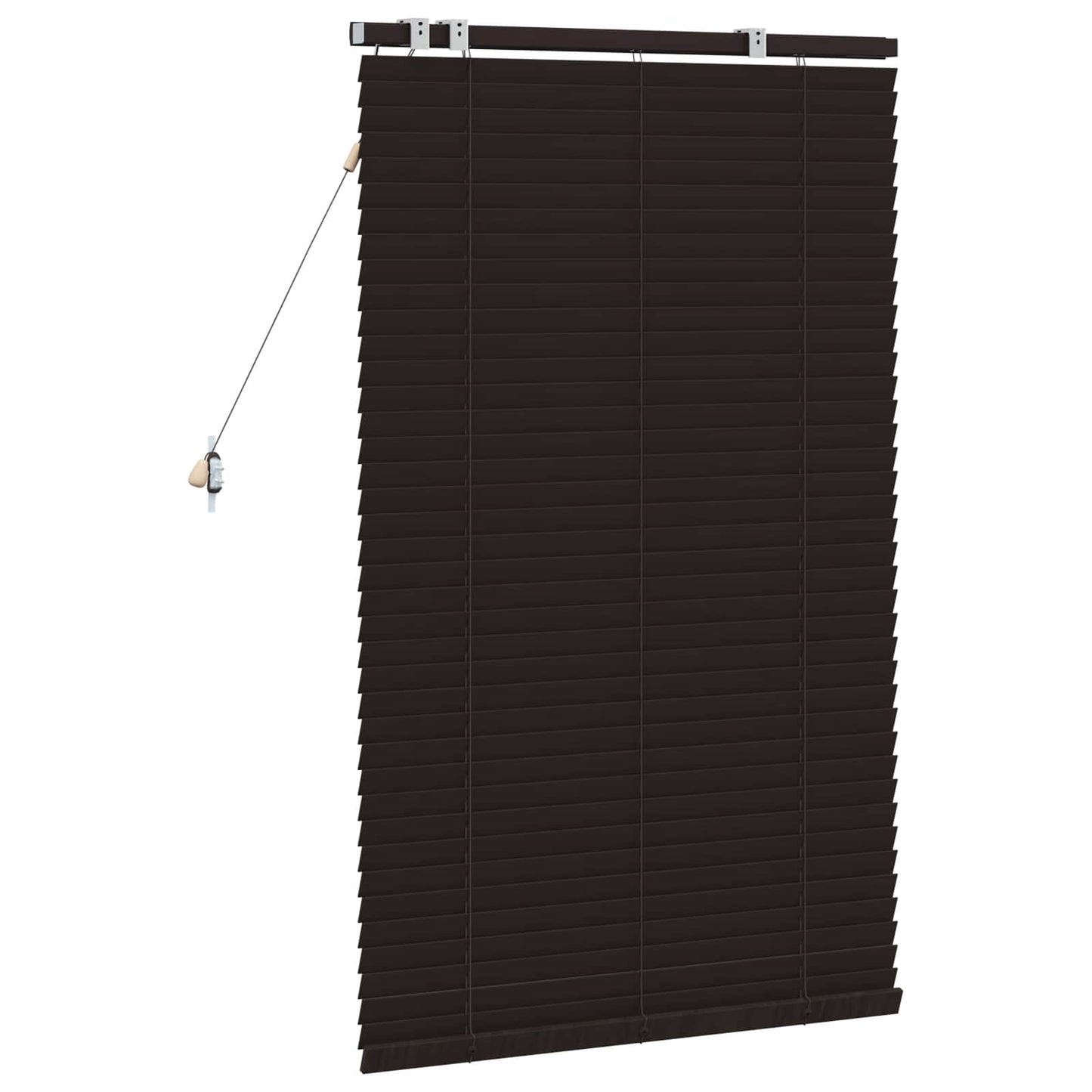 vidaXL Βενετσιάνικη Σκίαση Σκούρο Καφέ 95 x 130 εκ 35 mm