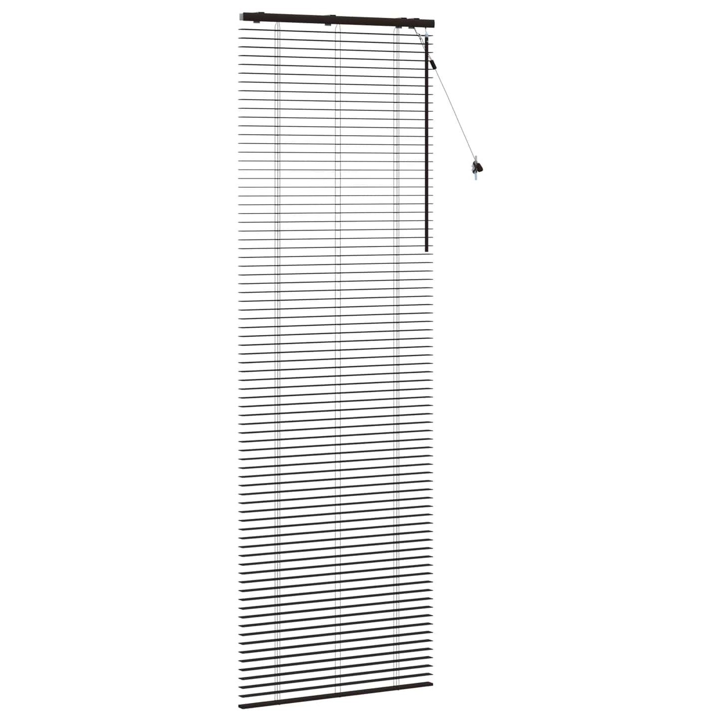 vidaXL Βενετσιάνικη Σκίαση Σκούρο Καφέ 85 x 250 cm 35 mm