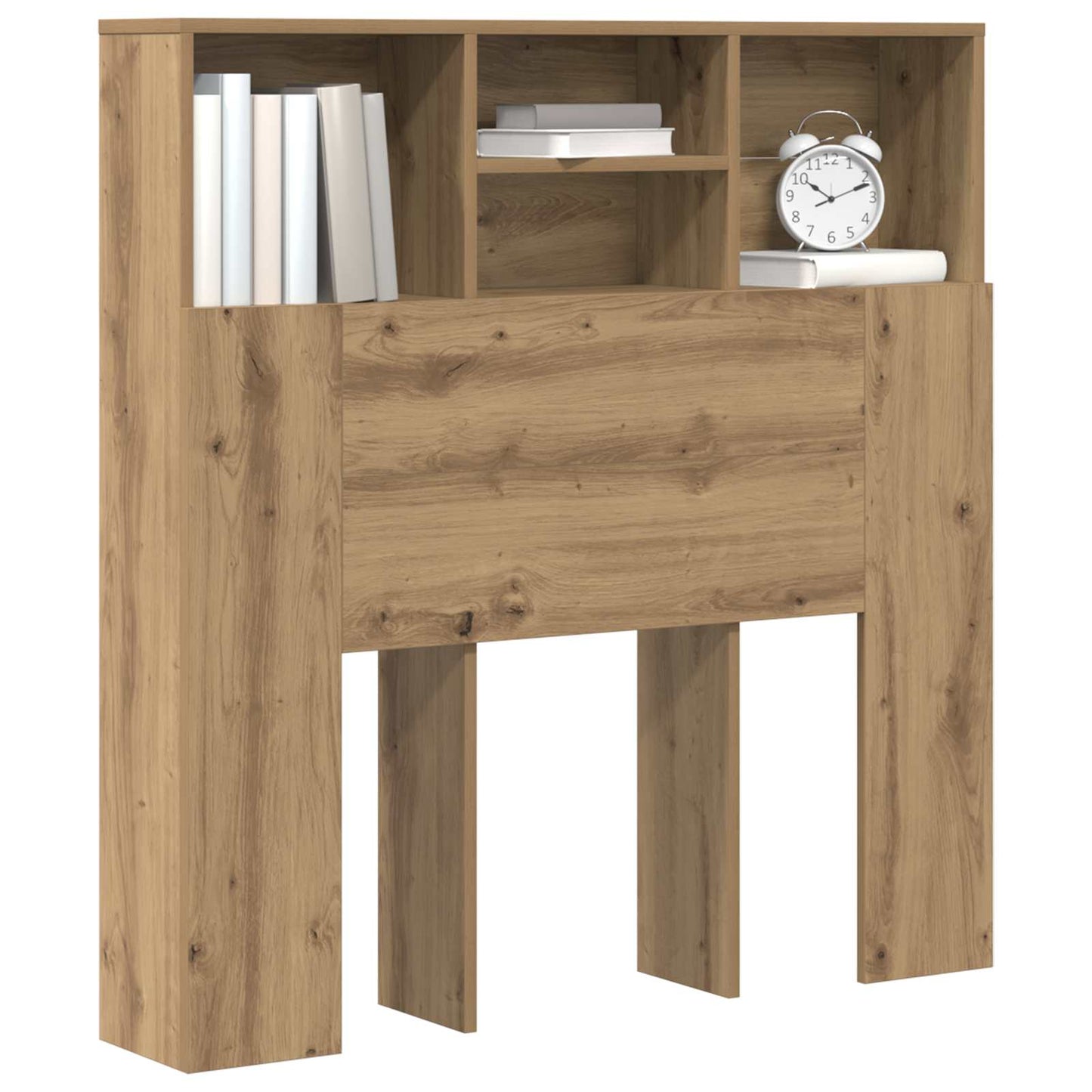 vidaXL Κρεβάτι με Κεφαλάρι Artisan Oak Επεξεργασμένο Ξύλο